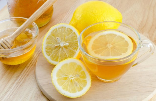 Чай с мёдом и лимоном