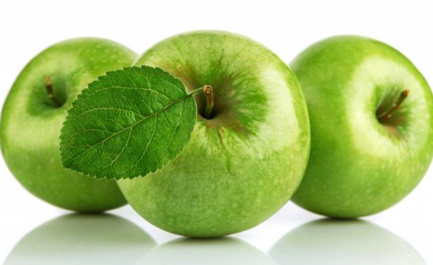 Зелёные яблоки