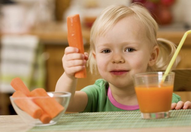 Морковный сок для детей
