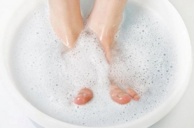 Содовая ванна для ног