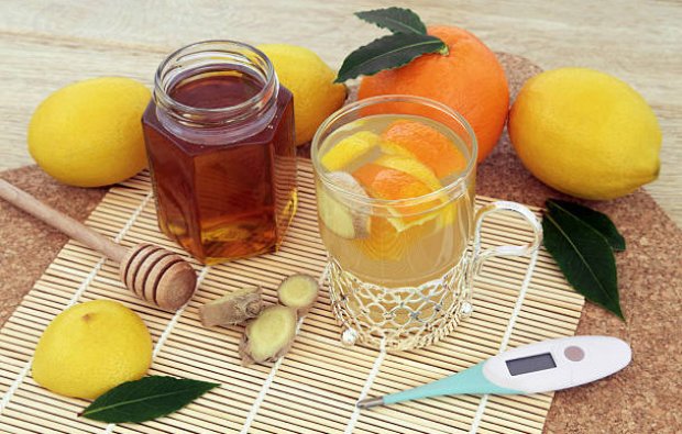 Мёд с лимоном и апельсином