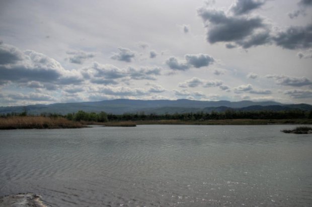 соленое озеро в Солотвино