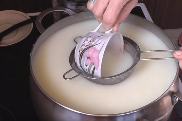 Изготовление козьего сыра