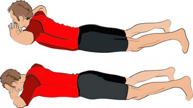 Упражнение для продольных мышц спины