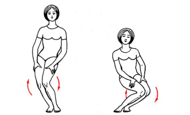 Упражнение для коленных суглобов