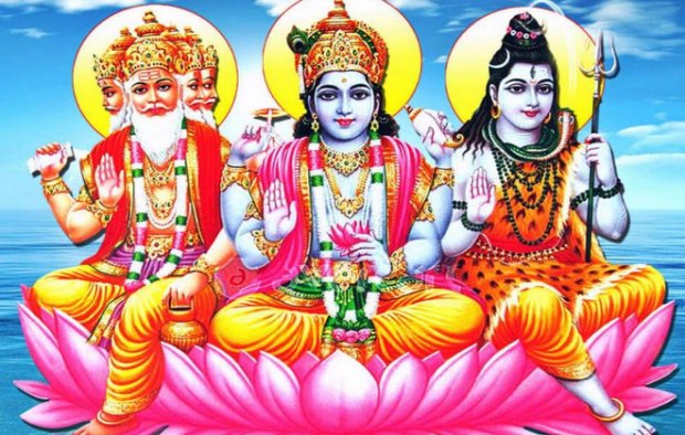 Тримурти Богов: Брахма, Вишну и Рудра